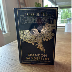 Brandon Sanderson Isles of the Emberdark Hardcover Novel Dragonsteel Candari