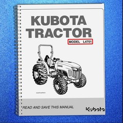 KUBOTA L4701 OPERATOR User Manual Operation, Wire-Bound Guidebook