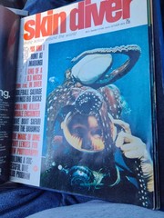1970 Complete Set/Year of 12 Skin Diver Magazine In Official Binder Nice!!!