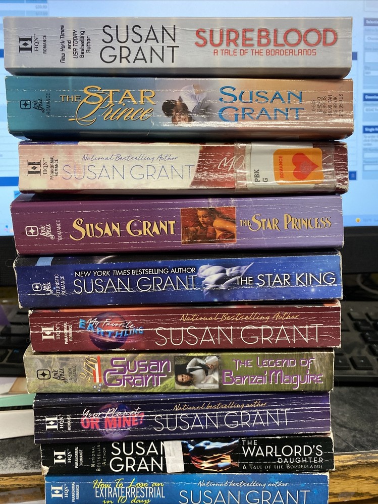 Lot of 10 Susan Grant Romance Paperbacks
