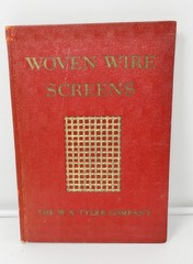 Vintage Woven Wire Screens W. S. Tyler Co Screening Equipment Catalog 1954