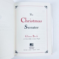 Glenn Beck The Christmas Sweater Signed First Edition with COA and Box