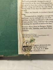 Vintage 1987 Stephen King The Eyes of the Dragon Hardcover Dust Jacket Viking