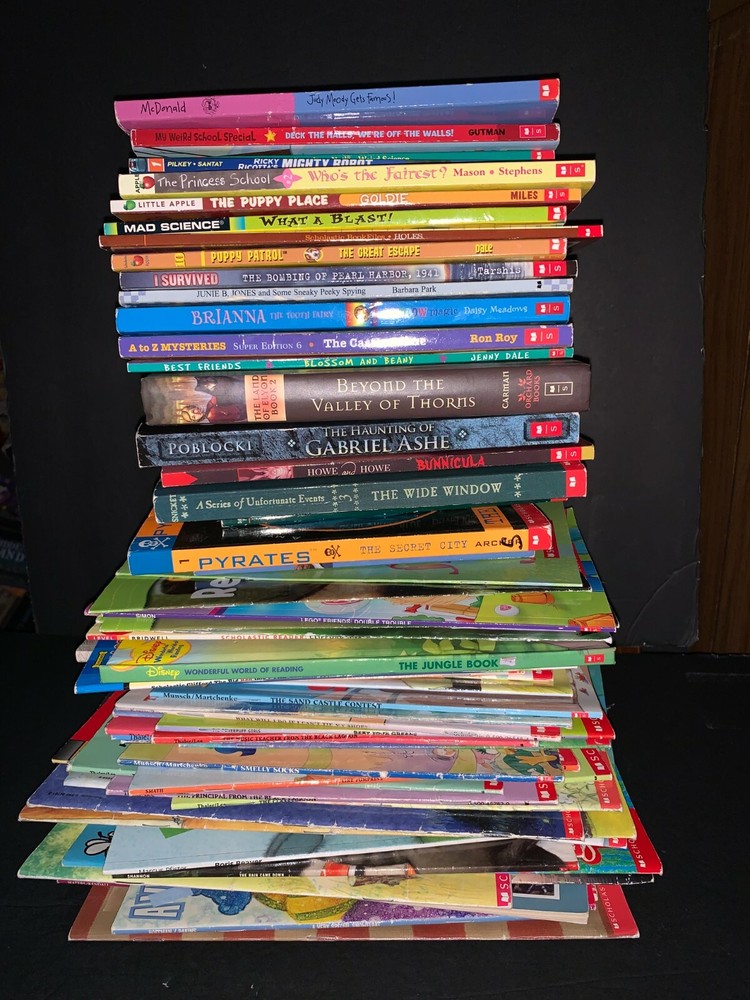 Lot Of 75 Scholastic Children’s Books Kids Mixed Boy Girl Homeschool