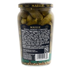 Authentic French Cornichons – Extra-Tart Gherkins for Gourmet Snacking – 13.5 oz