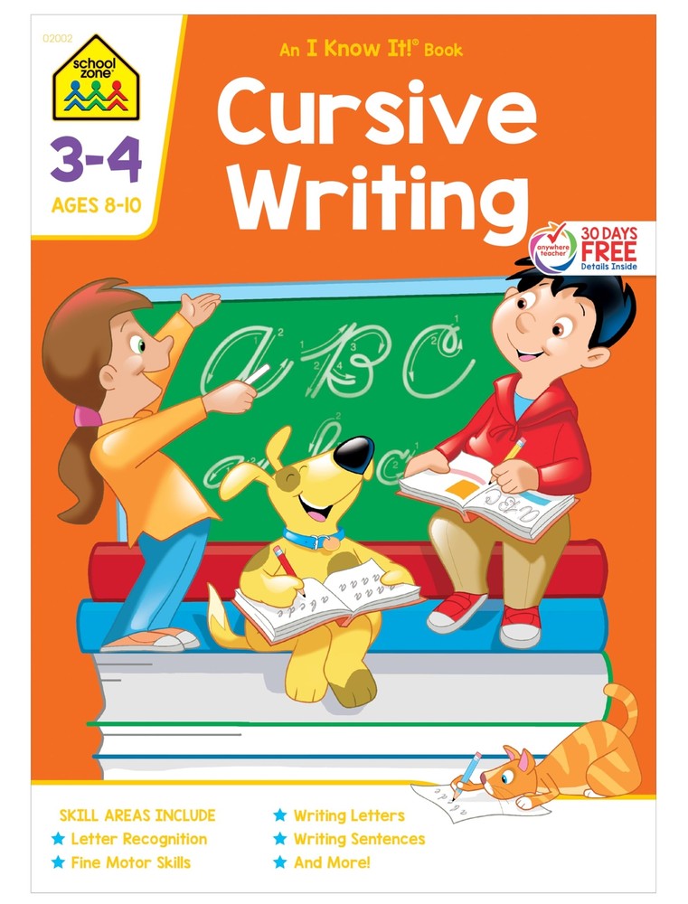 Beginner Cursive Handwriting Workbook for Kids Cursive Handwriting Workbook