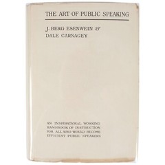RARE DALE CARNEGIE First Edition The Art of Public Speaking 1915 w/ DUST JACKET!
