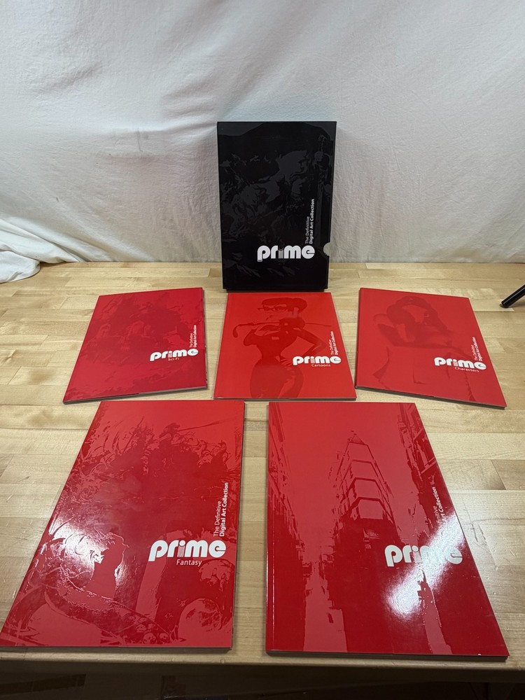 3DTOTAL PUBLISHING – PRIME: THE DEFINITIVE DIGITAL ART COLLECTION – SET OF 5