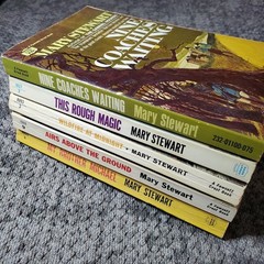Mary Stewart Wildfire Coaches Magic Airs Brother 5 Book Lot Gothic Suspense