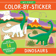 My First Color-By-Sticker Book – Dinosaurs