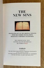 New Sins/Nuevos Pecados by David Byrne 2006 Bilingual Reversible Softcover 2d Ed