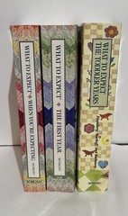 Lot of 3 What to Expect When You’re Expecting, The First Year, The Toddler Years