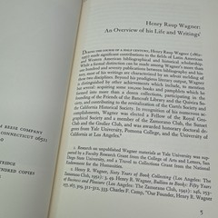 Published Writings of Henry R Wagner 1988 HC Latin & Western Americana Historian
