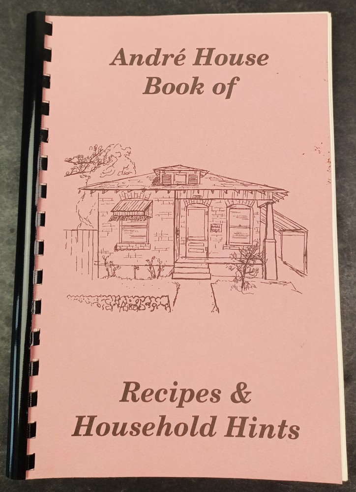 Andre House Book of Recipes & Hints Cookbook Comb Bound Turkey Soup 134 Pages
