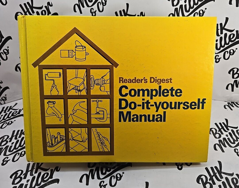 Reader’s Digest Complete Do-It-Yourself Manual Guide 1973 Vintage Hardcover Book