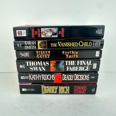 Lot of 6 Thriller Murder Mystery Crime PB Novels Multiple Titles and Authors