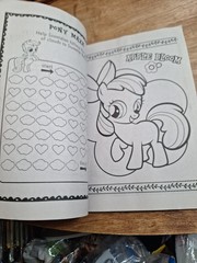 My Little Pony Jumbo Coloring And Activity Book Unused 2014 Hasbro bendon Inc