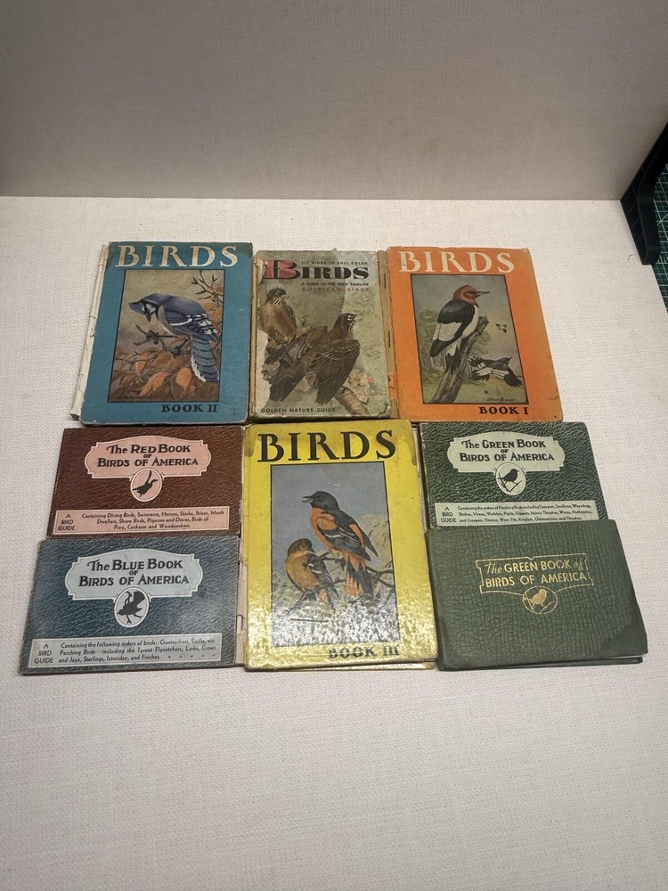 Vintage 1930s Lot Of Bird Identification Bird Watching Books