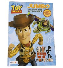 Toy Story Woody Buzz Lightyear Disney Pixar Activity Color Coloring Book bendon