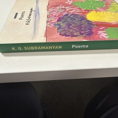 Poems by K.G. Subramanyan Hardcover Book