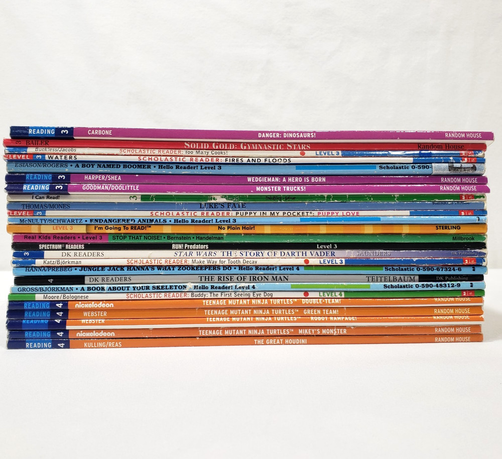 Leveled Readers Lot 25 Books Level 3 4 Classroom Library 1st 2nd 3rd Grade Set