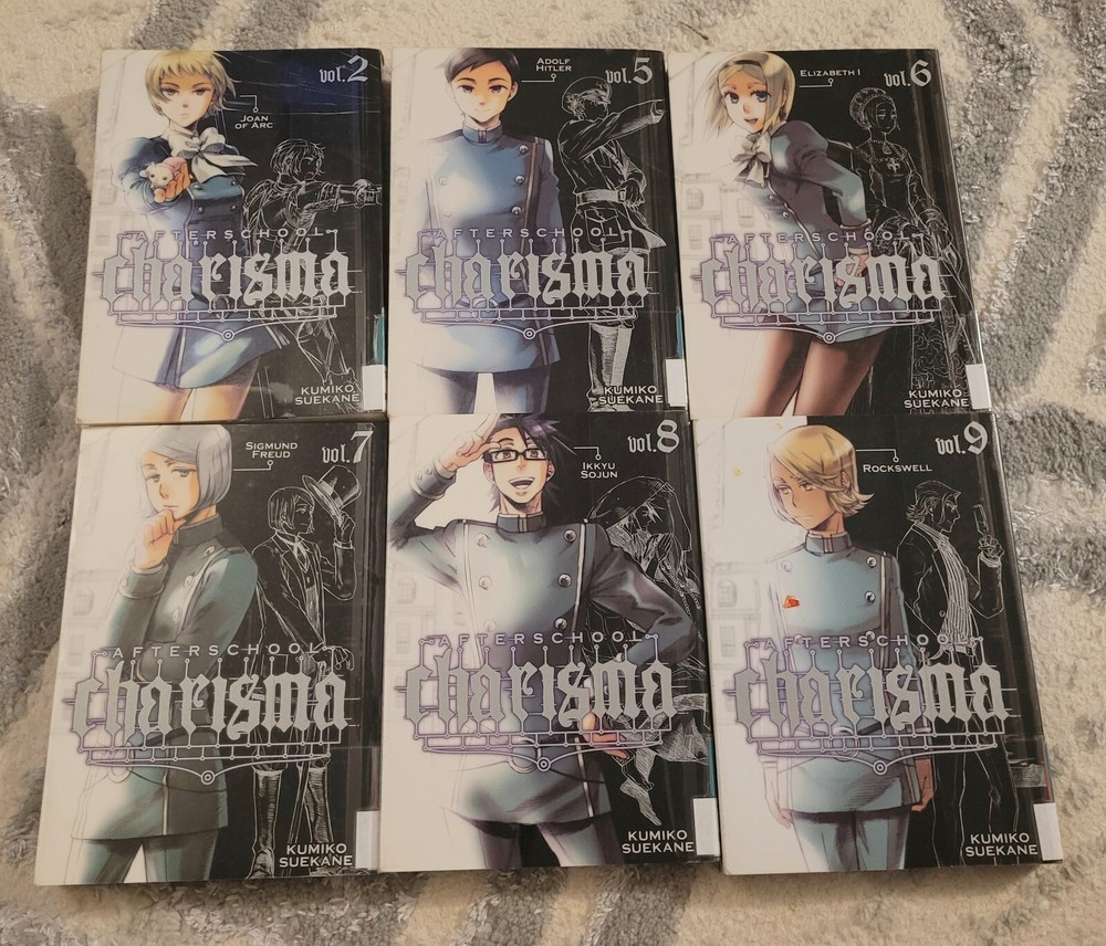 Afterschool Charisma Manga Vol. 2, 5,6,7,8,9 Paperback Kumiko Suekane