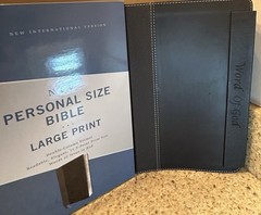 NIV MAGNETIC CLOSURE LARGE PRINT 11.5pt “Word Of God” Personal Bible Leathersoft