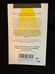 Deep Work English Book By Cal Newport Rules for Focused Success In A Distracted*