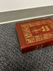 Catholic Home Edition HOLY BIBLE 1950 Red Letter Illustrated John P. O’Connell