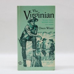 The Virginian By Owen Wister Hardcover Western Novel Perma-Bound Edition