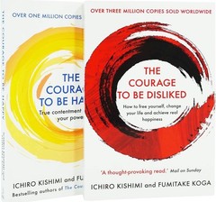 The Courage to Be Disliked & The Courage to Be Happy 2 Book Set NEW Self Help