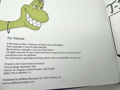 T-Rex Goes To Mardi Gras by Ryan Murphy and Danny Marin (2021) – New Orleans LA