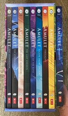 AMULET BOX SET PLUS ONE – 9 SOFT COVER BOOKS – LOT