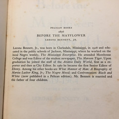 Before The Mayflower Lerone Bennett Jr. 1969 Penguin Books African Civilizations