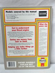 Haynes – Citroen Diesel Engine 1.9 & 1.7 Litre – Owners Workshop Manual