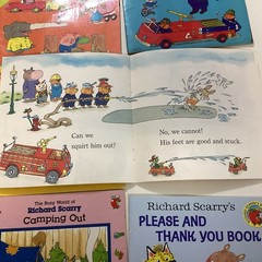 Richard Scarry Preschool Kindergarten 1st Grade Picture Children’s 10 Book Lot