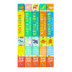 Let’s Go Home Series 5 Books Collection Set (Baby Shark Baby T Rex Baby Tiger