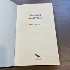 INDIA INK EDITION The God of Small Things By Arundhati Roy (1997, Hardcover)