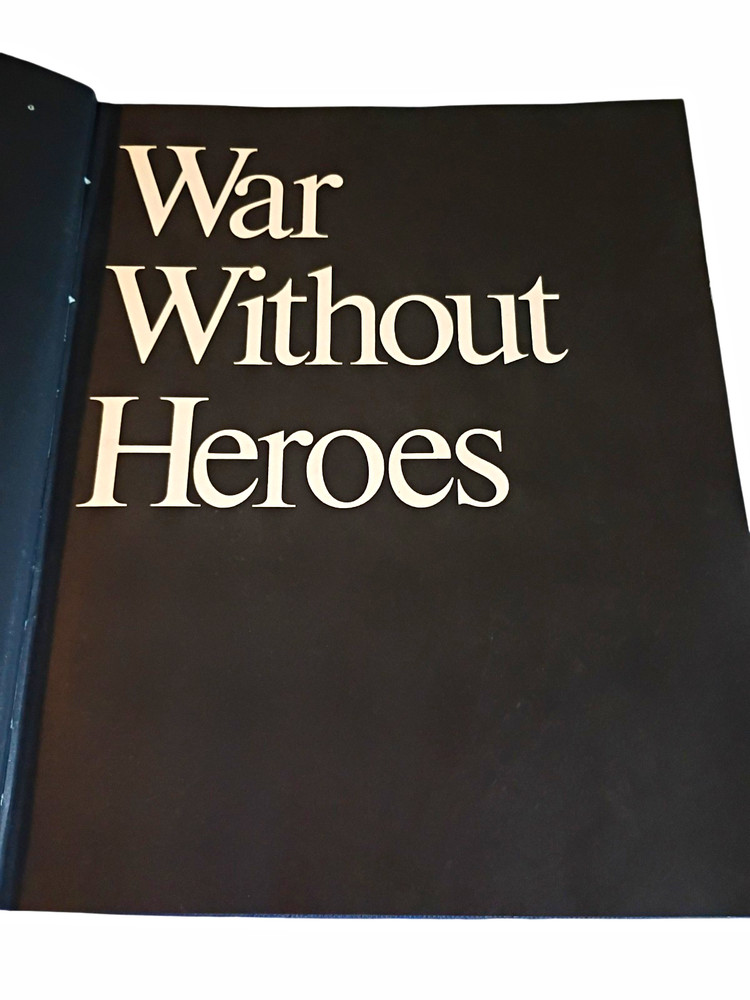 David Douglas Duncan War Without Heroes Signed 1st Ed 1970 Hardcover Illustrated