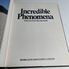 Incredible Phenomena – Brian Inlis – The Unexplained File VTG HC