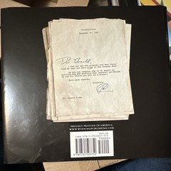 Donald J. Trump Letters to Trump Hardcover Illustrated Winning Team Pub 2023