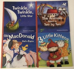 Lot Of 17 Children’s Nursery Rhyme Picture Books Illustrated By Wendy Straw
