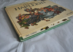 Swedish Books Harlekin 1978 & Sagan om de två trollstavarna 1985 by Ulf Löfgren