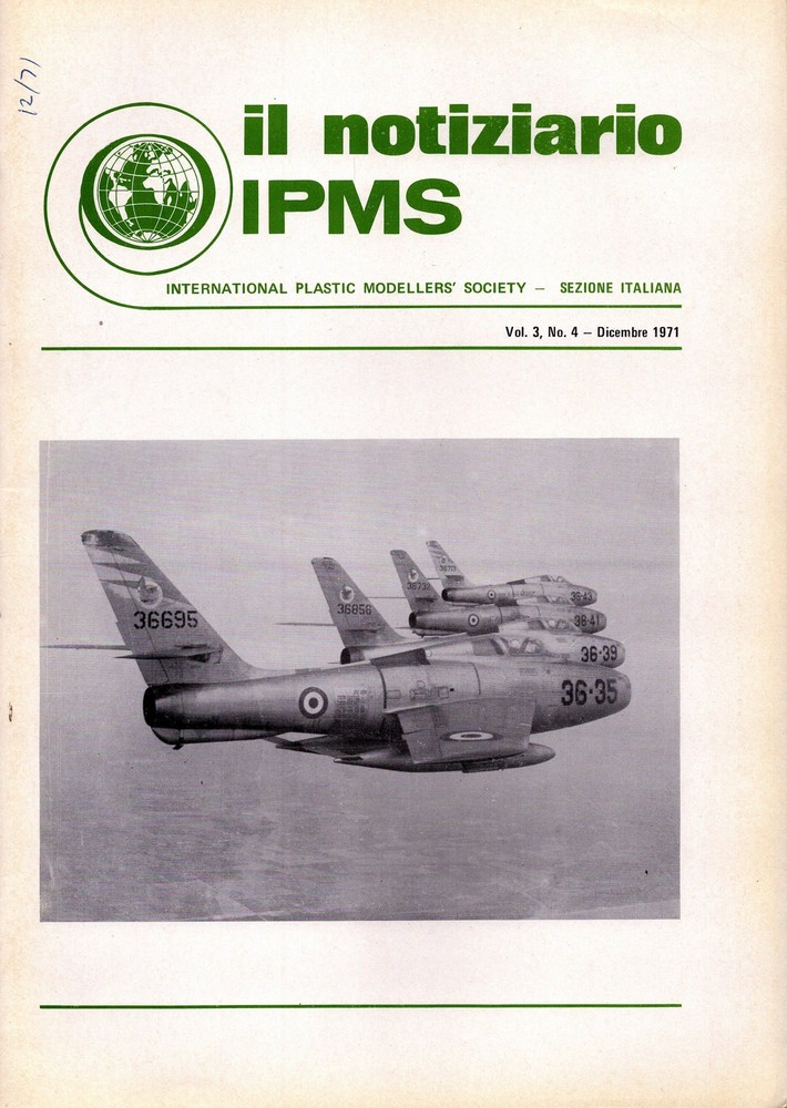 IPMS ITALY V3 N4 AERONAUTICA MILITAIRE ITALIANA F-104G STARFIGHTER F-84F THUNDER