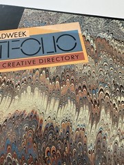 RARE 1987 Adweek Portfolio Complete Creative Directory In Case Photo Graphic ill
