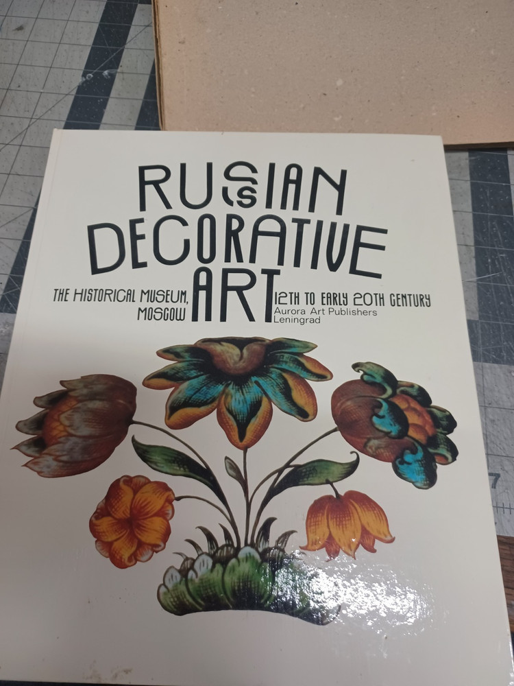 Russian Decorative Art Book 1987 Russian Art 12th to 20th Century W/ Slipcover