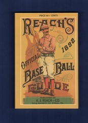 1892 REACH’S BASEBALL GUIDE | 1989 Horton P.C. | 160 pages ~ Scarce REPRINT! A