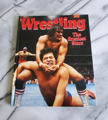 WRESTLING : THE GREATEST STARS 1987 HC Book Hulk Hogan Dusty Rhodes Rick Flair