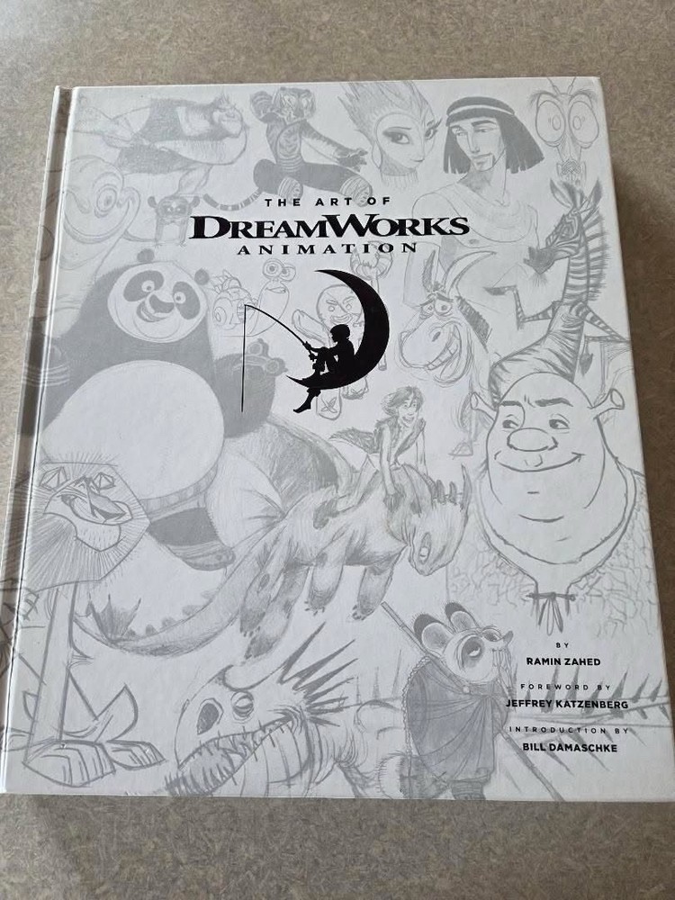 Abrams The Art of DreamWorks Animation Hardcover Animation Art Book by Zahed
