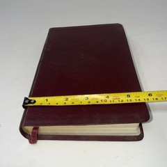 HOLY BIBLE NKJV Giant Print Reference Concordance 334BG 1992 Leather Maroon